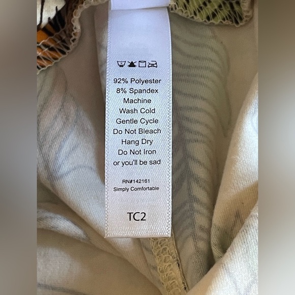 LuLaRoe TC2 Feathers Leggings • Unicorn Collection • Native Tribal •Adult 18-26+ - Picture 14 of 16